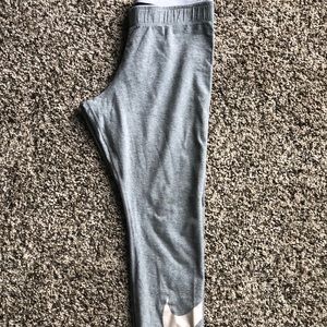 Nike Pants - Nike Grey Swoosh Capri Tights Nike Pants - Nike Grey Swoosh Capri Tights
